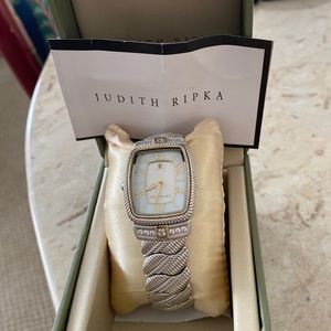 Judith Ripka two tone elegant ladies watch